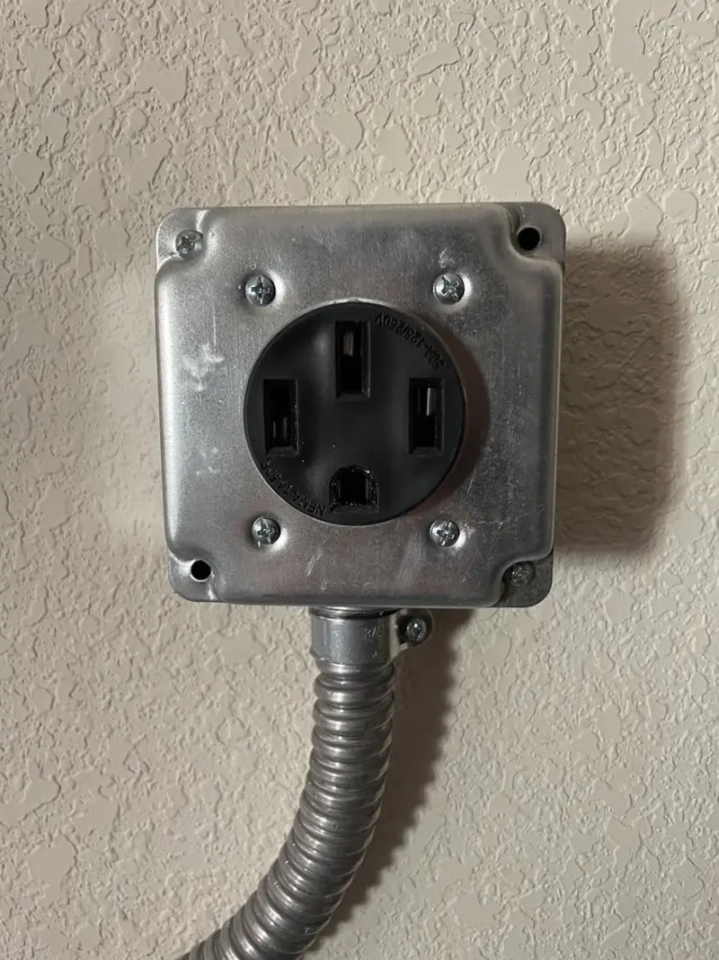 NEMA 14-50 outlet installed for Electrical Panel Upgrade in Berkeley